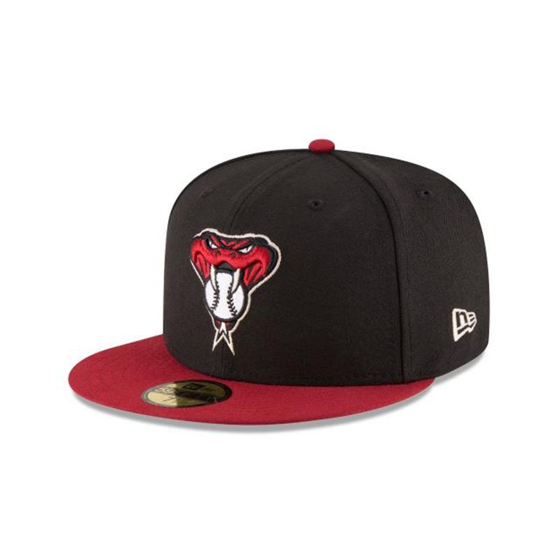 MLB Arizona Diamondbacks Authentic Collection 59Fifty Fitted (ASH5496) - Black New Era Caps